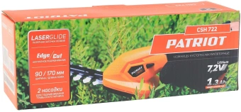 Кусторез/ножницы для травы Patriot CSH 722аккум. (250205722) - купить недорого с доставкой в интернет-магазине