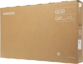 Телевизор QLED Samsung 43" QE43Q8FAAUXRU Series 9 темно-серый/черный 4K Ultra HD 60Hz DVB-T2 DVB-C DVB-S2 USB WiFi Smart TV - купить недорого с доставкой в интернет-магазине