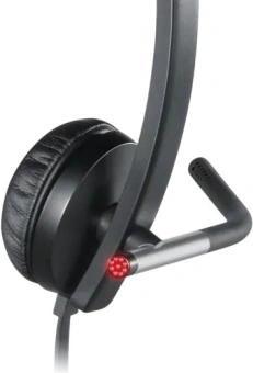Наушники с микрофоном Logitech H650E черный 1.1м накладные оголовье (981-000519) - купить недорого с доставкой в интернет-магазине