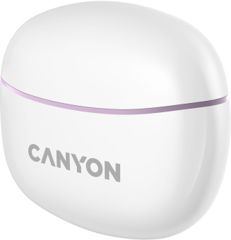 Гарнитура вкладыши Canyon TWS-5 фиолетовый беспроводные bluetooth в ушной раковине (CNS-TWS5PU) - купить недорого с доставкой в интернет-магазине