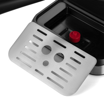 Кофеварка рожковая Kitfort КТ-7293 1050Вт черный/серебристый - купить недорого с доставкой в интернет-магазине