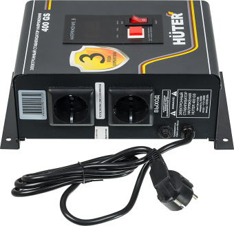 Стабилизатор напряжения Huter 400GS 0.35кВА однофазный серый (63/6/12) - купить недорого с доставкой в интернет-магазине