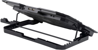 Подставка для ноутбука Digma D-NCP150-2 15.6"360x260x27мм 38дБ 2xUSB 2x 120ммFAN 650г металл/пластик черный - купить недорого с доставкой в интернет-магазине