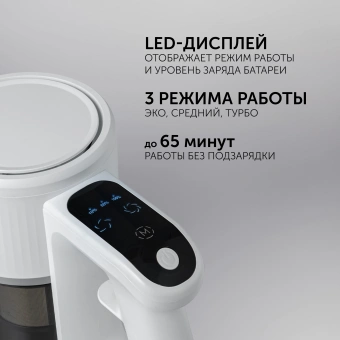 Пылесос Polaris PVCS 3060 100Вт белый - купить недорого с доставкой в интернет-магазине