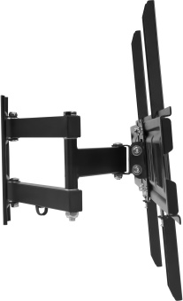 Кронштейн для телевизора Buro MF2 черный 32"-70" макс.35кг настенный поворотно-выдвижной и наклонный - купить недорого с доставкой в интернет-магазине