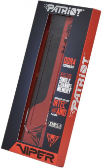 Память DDR4 8Gb 4000MHz Patriot PVE248G400C0 Viper Elite II RTL Gaming PC4-32000 CL20 DIMM 288-pin 1.4В - купить недорого с доставкой в интернет-магазине
