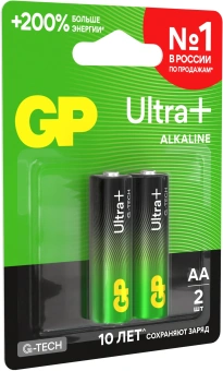 Батарея GP Ultra Plus Alkaline 15AUPA21-2CRSBNN4 AA (4шт) блистер - купить недорого с доставкой в интернет-магазине