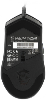 Мышь MSI Clutch GM30 черный оптическая 6200dpi USB 6but (S12-0401850-D22) - купить недорого с доставкой в интернет-магазине