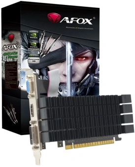 Видеокарта Afox PCI-E 2.0 AF730-2048D3L3-V3 NVIDIA GeForce GT 730 2Gb 64bit GDDR3 700/1333 DVIx1 HDMIx1 CRTx1 HDCP Ret - купить недорого с доставкой в интернет-магазине