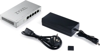 Коммутатор Zyxel GS1200-5HPV3-EU0101F (L2) 5x1Гбит/с 4PoE+ 68W управляемый - купить недорого с доставкой в интернет-магазине