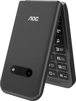 Мобильный телефон AOC 285 A черный раскладной 2.8" - купить недорого с доставкой в интернет-магазине