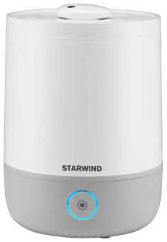 Увлажнитель воздуха Starwind SHC1523 30Вт (ультразвуковой) белый/серый - купить недорого с доставкой в интернет-магазине