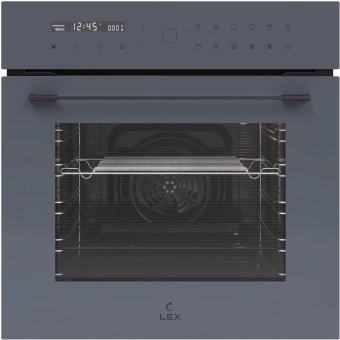 Духовой шкаф Электрический Lex EDS 101 GR серый - купить недорого с доставкой в интернет-магазине
