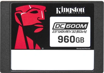 Накопитель SSD Kingston SATA III 960GB SEDC600M/960G DC600M 2.5" 1 DWPD - купить недорого с доставкой в интернет-магазине