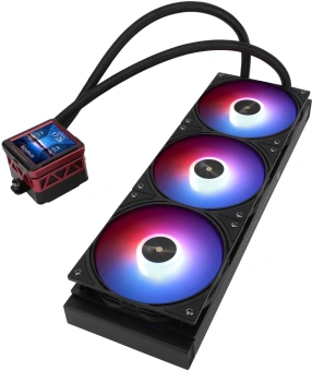 Система водяного охлаждения Thermalright Frozen Warframe Ultra 360 ARGB Soc-AM5/AM4/1151/1200/2066/2011/1700 черный 4-pin 29.6dB Al LCD Ret (F-WFRAME-ULT-360-BL-ARGB) - купить недорого с доставкой в интернет-магазине