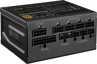 Блок питания Cooler Master SFX 750W V750 Gen.5 80+ gold 24pin APFC 120mm fan 8xSATA Cab Manag RTL - купить недорого с доставкой в интернет-магазине