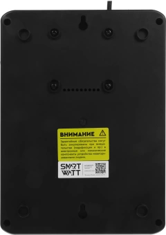 Источник бесперебойного питания Smartwatt Safe Pro LCD 360Вт 600ВА черный - купить недорого с доставкой в интернет-магазине