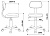 Кресло детское Бюрократ CH-W201NX бирюзовый 26-30 крестов. пластик пластик белый