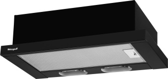 Вытяжка встраиваемая Weissgauff TEL 600 EB черный управление: кнопочное (1 мотор) - цена, купить или заказать с доставкой в интернет-магазине Вытяжка встраиваемая Weissgauff TEL 600 EB черный управление: кнопочное (1 мотор) - купить недорого с доставкой в интернет-магазине