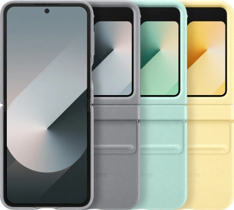 Чехол (клип-кейс) Samsung для Samsung Galaxy Z Flip6 Kindsuit Case Flip 6 (F741) мятный (EF-VF741PMEGRU) - купить недорого с доставкой в интернет-магазине