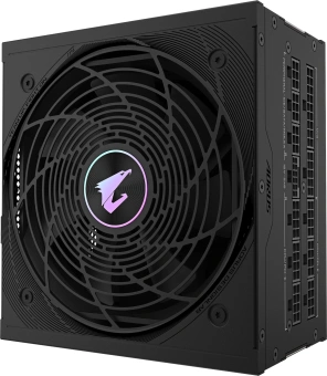 Блок питания Gigabyte ATX 850W Aorus Elite GP-AE850PM PG5 Gen.5 80+ platinum (20+4pin) APFC 120mm fan 8xSATA Cab Manag RTL - купить недорого с доставкой в интернет-магазине