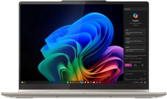 Ноутбук Lenovo Yoga 7 14AKP10 Ryzen AI 7 350 24Gb SSD1Tb AMD Radeon 860M 14" OLED Touch WUXGA (1920x1200) без ОС beige WiFi BT Cam (83JR0062RK) - купить недорого с доставкой в интернет-магазине