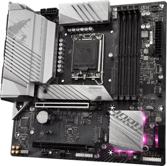 Материнская плата Gigabyte B760M AORUS ELITE AX Soc-1700 Intel B760 4xDDR5 mATX AC`97 8ch(7.1) 2.5Gg RAID+HDMI+DP - купить недорого с доставкой в интернет-магазине