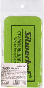 Стиратель Silwerhof 659004-02 для досок фетр 10.7x5.7x2см зеленый магнитный - купить недорого с доставкой в интернет-магазине