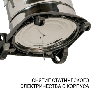 Строительный пылесос Bort BSS-1215 1200Вт (уборка: сухая/влажная) синий - купить недорого с доставкой в интернет-магазине