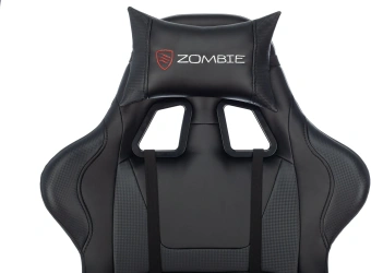 Кресло игровое Zombie Game Penta черный экокожа с подголов. крестов. пластик - купить недорого с доставкой в интернет-магазине