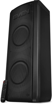 Колонка порт. Sven АС PS-710 черный 100W 1.0 BT/3.5Jack 10м 4400mAh - купить недорого с доставкой в интернет-магазине