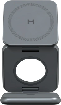 Беспроводное зар./устр. Magssory fold pro 23W 3A+2.22A (PD+QC+QI) USB Type-C для Apple темно-синий (WCH063M) - купить недорого с доставкой в интернет-магазине