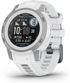 Смарт-часы Garmin Instinct 2s Solar 40мм 1.2" AMOLED корп.черный/белый рем.белый (010-02564-03) - купить недорого с доставкой в интернет-магазине