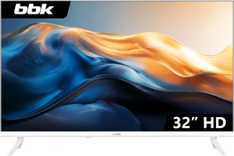 Телевизор LED BBK 32" 32LEM-1041/TS2C (W) белый HD 60Hz DVB-T2 DVB-C DVB-S2 USB (RUS) - купить недорого с доставкой в интернет-магазине