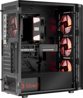 ПК Bloody BD-PC CB76T2 TWR i7 14700F (2.1) 32Gb SSD1Tb RTX5060 8Gb Windows 11 Home 64 2.5xGbitEth 650W черный (RUS) (2141980) - купить недорого с доставкой в интернет-магазине