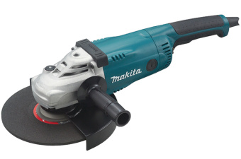 Углошлифовальная машина Makita GA9020SFK 2200Вт 6600об/мин рез.шпин.:M14 d=230мм жестк.кейс - купить недорого с доставкой в интернет-магазине