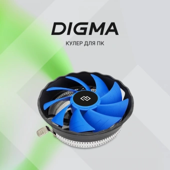 Устройство охлаждения(кулер) Digma D-CPC95-2 120x120x25mm Soc-AM5/AM4/1200/1700/1851 черный 3-pin 29dB Al 95W 185gr Ret - купить недорого с доставкой в интернет-магазине