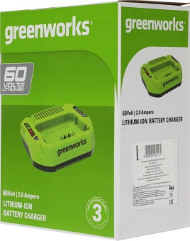 Зарядное устройство Greenworks G60UC (2932007) - купить недорого с доставкой в интернет-магазине
