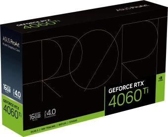 Видеокарта Asus PCI-E 4.0 PROART-RTX4060TI-16G NVIDIA GeForce RTX 4060TI 16Gb 128bit GDDR6 2550/18000 HDMIx1 DPx3 HDCP Ret - купить недорого с доставкой в интернет-магазине