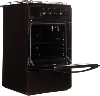 Плита Газовая Flama RG 24019 B коричневый (без крышки) реш.сталь - купить недорого с доставкой в интернет-магазине
