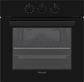 Духовой шкаф Электрический Weissgauff EOV 19 MBV черный - купить недорого с доставкой в интернет-магазине