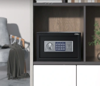 Сейф мебельный Deli Nello ET520 встраиваемый 200x310x200мм электронный/ключевой - купить недорого с доставкой в интернет-магазине