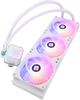 Система водяного охлаждения Thermalright Aqua Elite 360 V3 ARGB Soc-AM5/AM4/1151/1200/2066/1700 белый 4-pin 25.6dB Al Ret (A-ELITE-WH-360-ARGB-V3) - купить недорого с доставкой в интернет-магазине