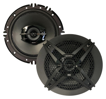 Колонки автомобильные Sony XS-GTF1639 270Вт 90дБ 16см (6дюйм) (ком.:2кол.) коаксиальные трехполосные - купить недорого с доставкой в интернет-магазине