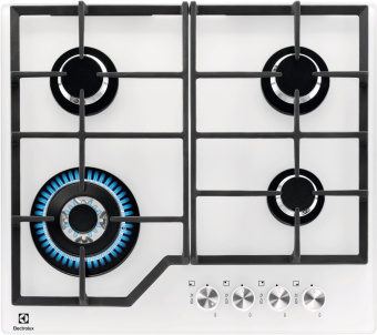 Газовая варочная поверхность Electrolux KGG64362W белый - купить недорого с доставкой в интернет-магазине