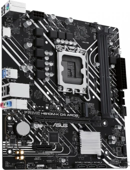 Материнская плата Asus PRIME H610M-K D4 ARGB Soc-1700 Intel H610 2xDDR4 mATX AC`97 8ch(7.1) GbLAN+HDMI - купить недорого с доставкой в интернет-магазине