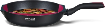 Сковорода Rondell Lilac RDA-1980 круглая 28см покрытие: Xylan Plus ручка несъемная (без крышки) черный - купить недорого с доставкой в интернет-магазине