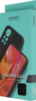 Чехол (клип-кейс) BoraSCO для Tecno Pova 6/6 Pro Silicone Case черный (73173) - купить недорого с доставкой в интернет-магазине