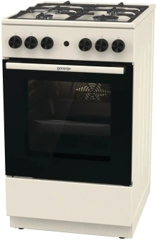 Плита Газовая Gorenje GG5A12BEF бежевый (без крышки) реш.чугун - купить недорого с доставкой в интернет-магазине