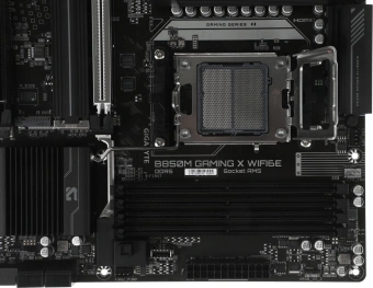 Материнская плата Gigabyte B850M GAMING X WF6E SocketAM5 AMD B850 4xDDR5 mATX AC`97 8ch(7.1) 2.5Gg RAID+HDMI - купить недорого с доставкой в интернет-магазине